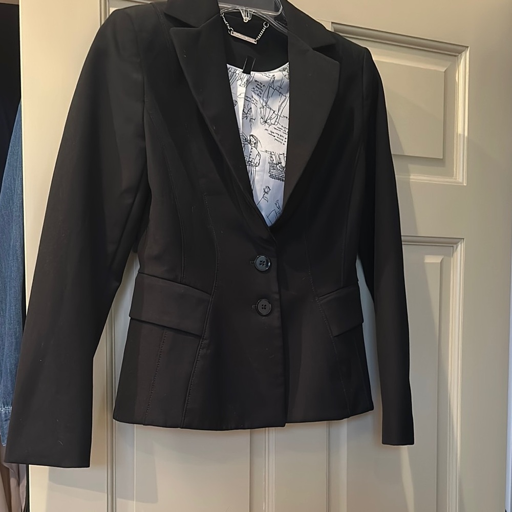 Women's Black Blazer WHBM sz 2